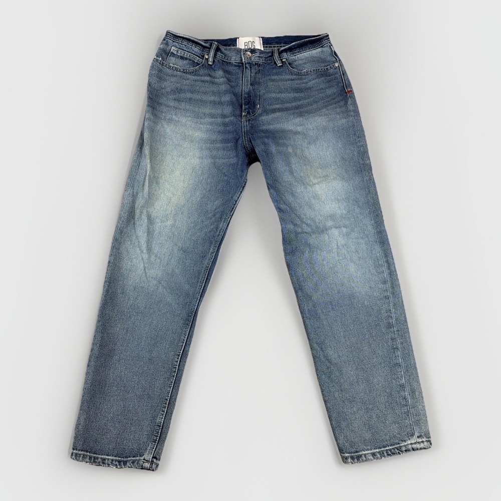 BDG Vintage Slim Fit Jeans Mens 36x32 Blue Denim Medium Wash Straight Leg